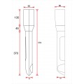 C-Racer Fork Guards - Short - Conventional Forks - UFG1 C-Racer Fork Guards - Short - Conventional Forks - UFG1